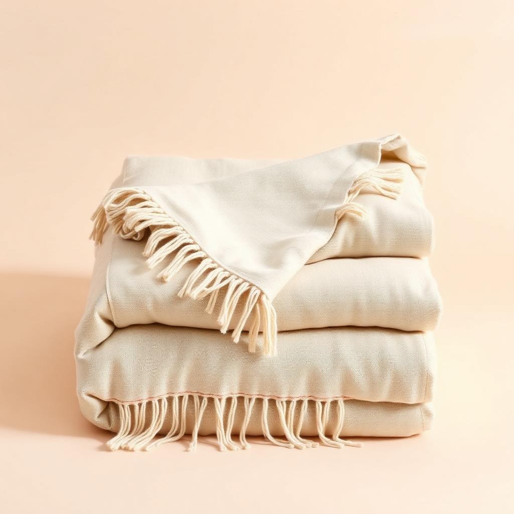 Stillwater linen throw